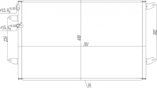 Hart 619 546 - Конденсатор кондиционера autosila-amz.com