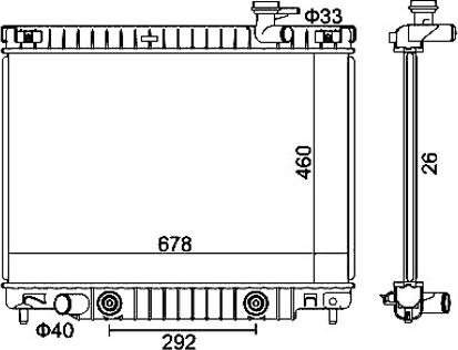 Hart 611 920 - Радиатор, охлаждение двигателя autosila-amz.com