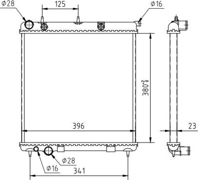 Hart 611 806 - Радиатор, охлаждение двигателя autosila-amz.com