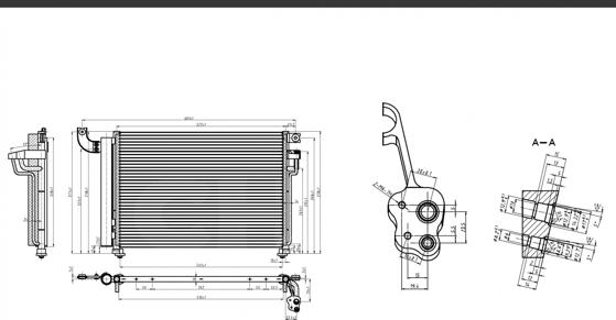 Hart 612 234 - Конденсатор кондиционера autosila-amz.com