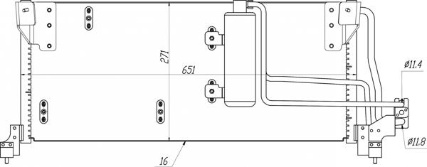 Hart 636 959 - Конденсатор кондиционера autosila-amz.com