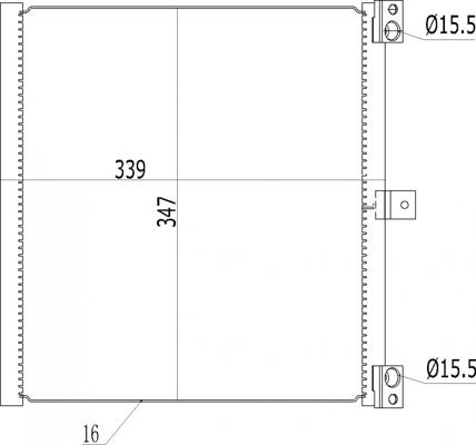 Hart 636 973 - Конденсатор кондиционера autosila-amz.com