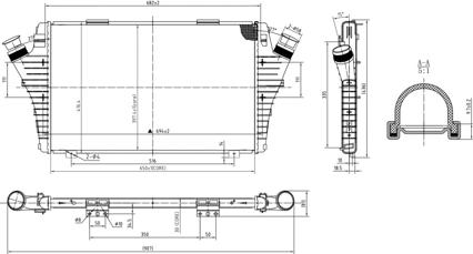 Hart 630 242 - Радиатор, охлаждение двигателя autosila-amz.com