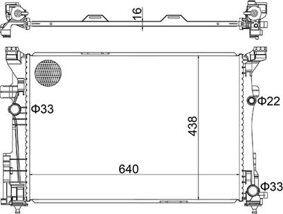 Hart 630 286 - Радиатор, охлаждение двигателя autosila-amz.com