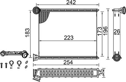 Hart 631 067 - Теплообменник, отопление салона autosila-amz.com