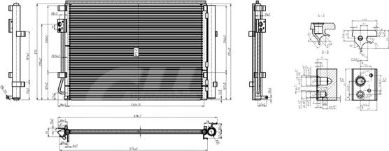 Hart 621 662 - Конденсатор кондиционера autosila-amz.com