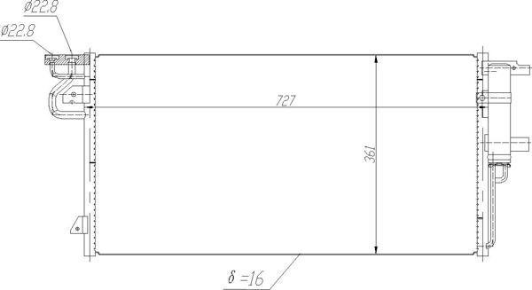 Hart 623 436 - Конденсатор кондиционера autosila-amz.com