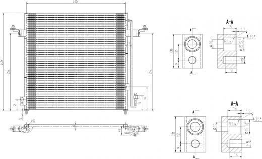 Hart 623 564 - Конденсатор кондиционера autosila-amz.com