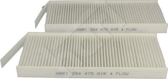 Hart 354 475 - Фильтр воздуха в салоне autosila-amz.com