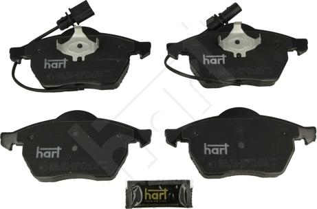 Hart 249 001 - Тормозные колодки, дисковые, комплект autosila-amz.com