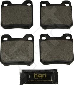 Hart 249 153 - Тормозные колодки, дисковые, комплект autosila-amz.com