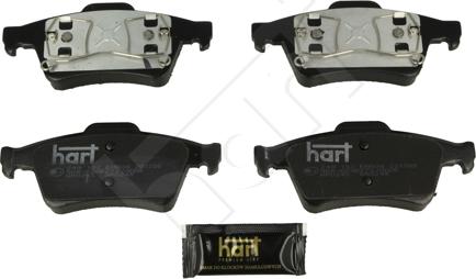 Hart 249 152 - Тормозные колодки, дисковые, комплект autosila-amz.com