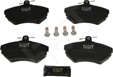 Hart 249 167 - Тормозные колодки, дисковые, комплект autosila-amz.com