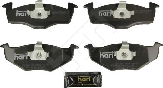 Hart 249 181 - Тормозные колодки, дисковые, комплект autosila-amz.com