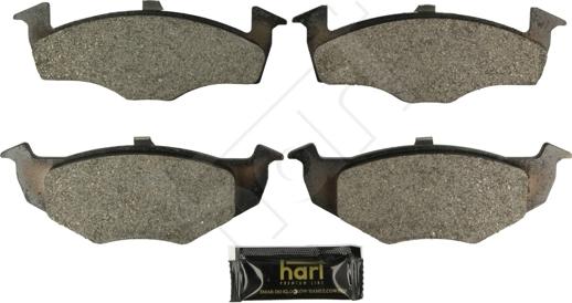 Hart 249 181 - Тормозные колодки, дисковые, комплект autosila-amz.com
