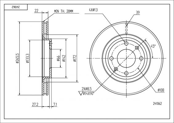 Hart 241 062 - Автозапчасть autosila-amz.com