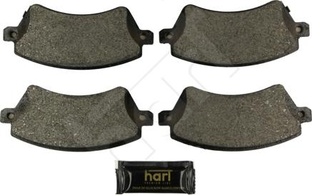 Hart 248 958 - Тормозные колодки, дисковые, комплект autosila-amz.com