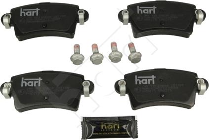 Hart 248 919 - Тормозные колодки, дисковые, комплект autosila-amz.com