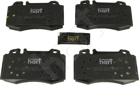 Hart 248 937 - Тормозные колодки, дисковые, комплект autosila-amz.com