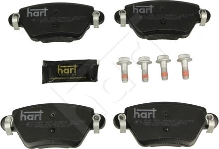 Hart 248 922 - Тормозные колодки, дисковые, комплект autosila-amz.com