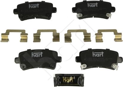 Hart 248 978 - Тормозные колодки, дисковые, комплект autosila-amz.com