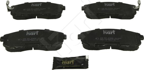 Hart 248 891 - Тормозные колодки, дисковые, комплект autosila-amz.com