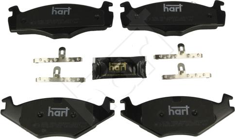 Hart 248 869 - Тормозные колодки, дисковые, комплект autosila-amz.com