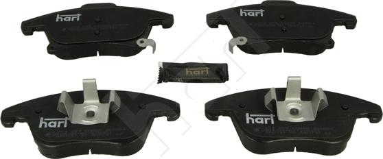 Hart 254 289 - Тормозные колодки, дисковые, комплект autosila-amz.com
