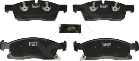 Hart 256 953 - Тормозные колодки, дисковые, комплект autosila-amz.com
