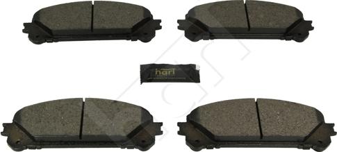 Hart 256 502 - Тормозные колодки, дисковые, комплект autosila-amz.com