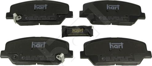 Hart 256 530 - Тормозные колодки, дисковые, комплект autosila-amz.com