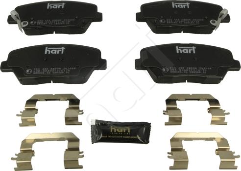 Hart 253 433 - Тормозные колодки, дисковые, комплект autosila-amz.com