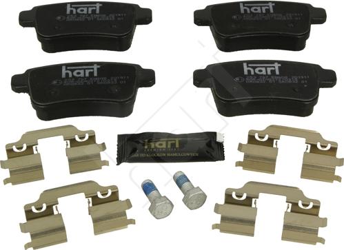 Hart 253 767 - Тормозные колодки, дисковые, комплект autosila-amz.com