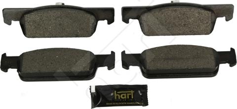 Hart 252 391 - Тормозные колодки, дисковые, комплект autosila-amz.com