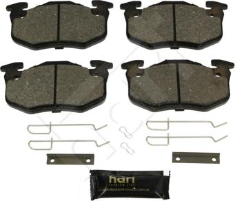 Hart 252 328 - Тормозные колодки, дисковые, комплект autosila-amz.com