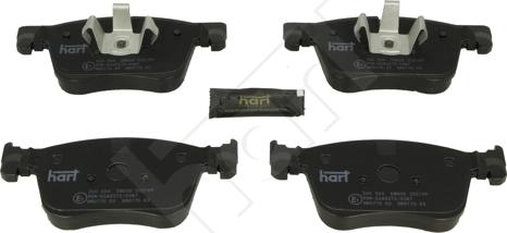 Hart 260 554 - Тормозные колодки, дисковые, комплект autosila-amz.com