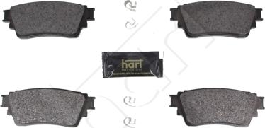 Hart 260 772 - Тормозные колодки, дисковые, комплект autosila-amz.com