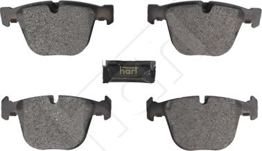 Hart 261 982 - Тормозные колодки, дисковые, комплект autosila-amz.com
