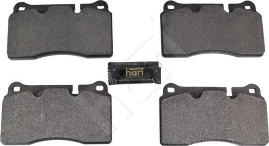 Hart 261 809 - Тормозные колодки, дисковые, комплект autosila-amz.com