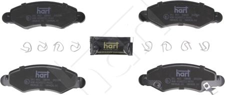 Hart 261 803 - Тормозные колодки, дисковые, комплект autosila-amz.com