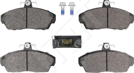 Hart 261 811 - Тормозные колодки, дисковые, комплект autosila-amz.com