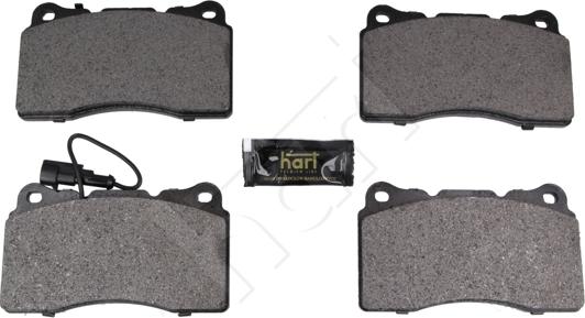 Hart 261 832 - Тормозные колодки, дисковые, комплект autosila-amz.com