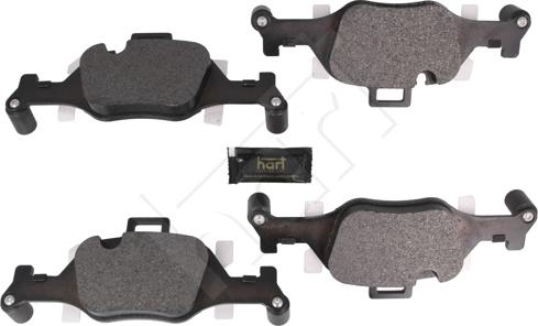 Hart 261 821 - Тормозные колодки, дисковые, комплект autosila-amz.com