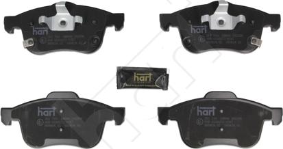 Hart 261 744 - Тормозные колодки, дисковые, комплект autosila-amz.com