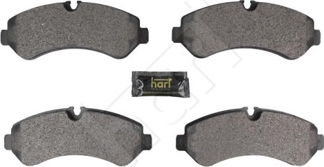 Hart 261 746 - Тормозные колодки, дисковые, комплект autosila-amz.com