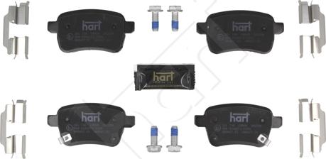 Hart 261 740 - Тормозные колодки, дисковые, комплект autosila-amz.com