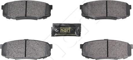 Hart 261 751 - Тормозные колодки, дисковые, комплект autosila-amz.com