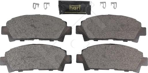 Hart 261 781 - Тормозные колодки, дисковые, комплект autosila-amz.com