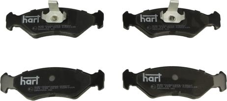 Hart 219 118 - Тормозные колодки, дисковые, комплект autosila-amz.com