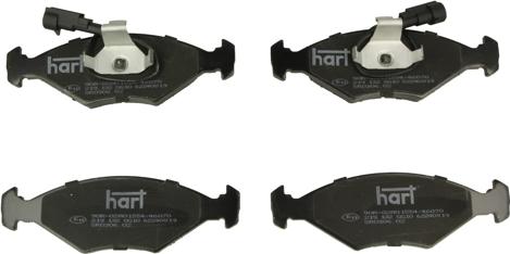 Hart 219 132 - Тормозные колодки, дисковые, комплект autosila-amz.com